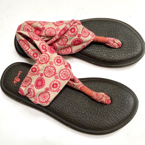 COPY - Sanuk Yoga Sling Bicycle Print Sandals - Picture 4 of 10